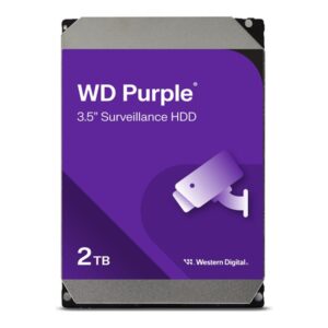 WD Purple Surveillance WD23PURZ - hard drive - 2 TB - SATA 6Gb/s