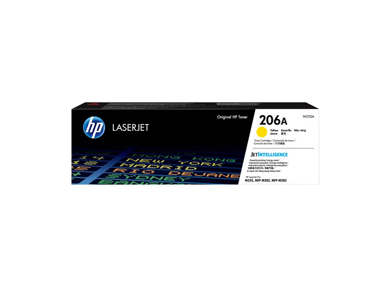 HP 206A - yellow - original - LaserJet - toner cartridge (W2112A)
