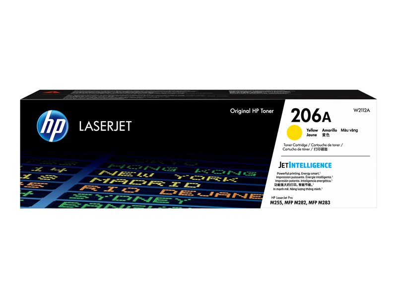 HP 206A - yellow - original - LaserJet - toner cartridge (W2112A)