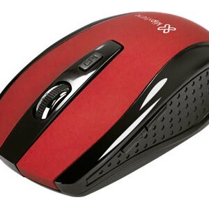 Klip Xtreme Klever KMW-340 - mouse - 2.4 GHz - red