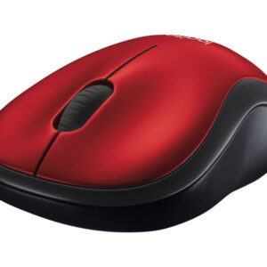 Logitech M185 - mouse - 2.4 GHz - red