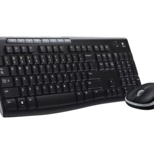 Logitech MK270 Wireless Combo - keyboard and mouse set - English - black Input Device