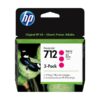 HP 712 - 3-pack - magenta - original - DesignJet - ink cartridge