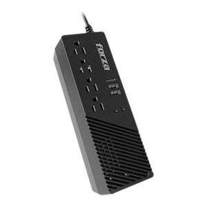 Forza FVR Series FVR-1011USB - Automatic voltage regulator - AC 115 V - 500 Watt - 1000 VA - output connectors: 4 - black