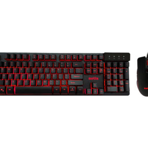 Netis KM7101 Tri-Color LED gaming Keyboard and Mouse Combo
