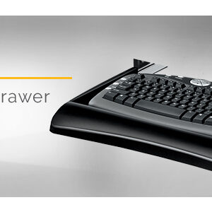 Fellowes Office Suites Underdesk Keyboard Drawer Black/Silver