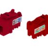 Nexxt Jack CAT6 Red Unshielded