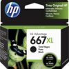 HP #667XL 3YM81AL Black