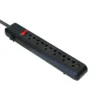ArgomTech Power Strip 6-outlet AC-0252BK - Black