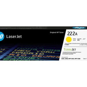 HP 222A - yellow - original - LaserJet - toner cartridge (W2222A)