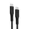 Unno Tekno Cable USB C to C PD65W 5ft Black - CB4073BK