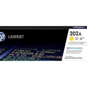 HP 202A - yellow - original - LaserJet - toner cartridge (CF502A)