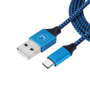 Unno Tekno TypeC Briaded Cable 5ft CB4061BL